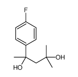 2-(p-Fluorophenyl)-4-methyl-2,4-pentanediol Structure