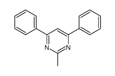 2-methyl-4,6-diphenylpyrimidine结构式