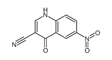 4-Hydroxy-6-nitroquinoline-3-carbonitrile Structure