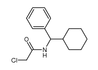 N-(cyclohexylphenylmethyl)-2-chloroacetamide结构式