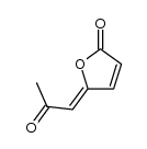 (Z)-5-(2'-oxopropylidene)furan-2(5H)-one Structure