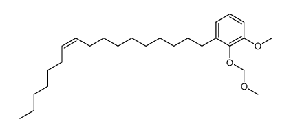 1-[(Z)heptadec-10'-enyl]-3-methoxy-2-(methoxymethoxy)benzene Structure