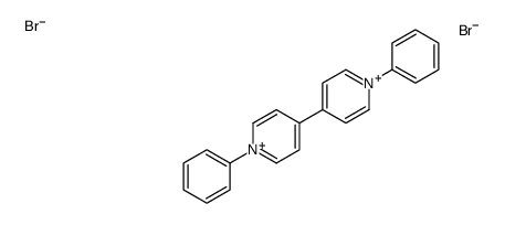 1-phenyl-4-(1-phenylpyridin-1-ium-4-yl)pyridin-1-ium,dibromide结构式