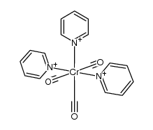 tricarbonyltrispyridinechromium(0) Structure