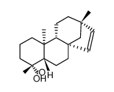 (8b,13b)-13-methyl-17-nor-ent-kaur-15-en-19-oic acid Structure