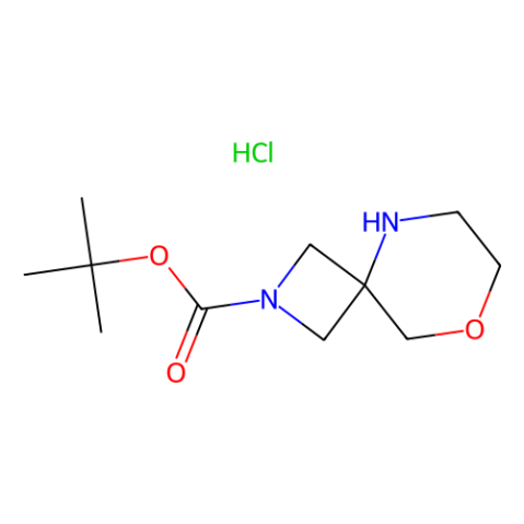 tert-butyl 8-oxa-2,5-diazaspiro[3.5]nonane-2-carboxylate;hydrochloride Structure