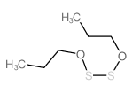 Disulfide,dipropoxy结构式