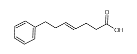 E-7-phenylhept-4-enoic acid Structure