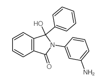 1H-Isoindol-1-one,2-(3-aminophenyl)-2,3-dihydro-3-hydroxy-3-phenyl- structure