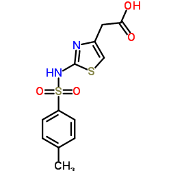 (2-{[(4-Methylphenyl)sulfonyl]amino}-1,3-thiazol-4-yl)acetic acid Structure