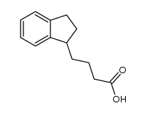 β-1-(indanyl)butyric acid结构式