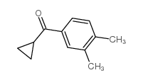 Cyclopropyl 3,4-xylyl ketone结构式