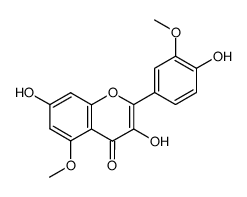 Quercetin 5,3′-dimethyl ether结构式