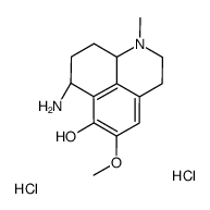 (7R,9aS)-7-amino-5-methoxy-1-methyl-2,3,7,8,9,9a-hexahydrobenzo[de]quinolin-6-ol,dihydrochloride结构式