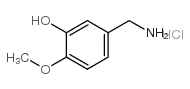 3-hydroxy-4-methoxybenzylamine hydrochloride Structure