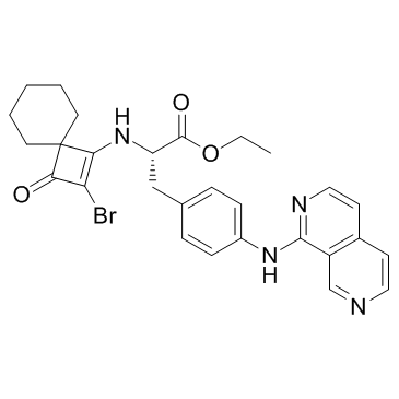 Zaurategrast乙酯结构式