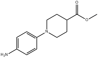 Methyl 1-(4-aminophenyl)piperidine-4-carboxylate Structure