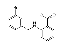 methyl 2-[(2-bromopyridin-4-yl)methylamino]benzoate Structure