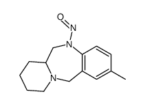 2-methyl-5-nitroso-6a,7,8,9,10,12-hexahydro-6H-pyrido[2,1-c][1,4]benzodiazepine Structure