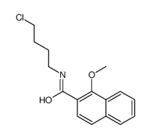 N-(4-chlorobutyl)-1-methoxynaphthalene-2-carboxamide Structure