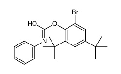 (2-bromo-4,6-ditert-butylphenyl) N-phenylcarbamate Structure