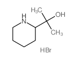 2-Piperidinemethanol,a,a-dimethyl-, hydrobromide(1:1)结构式