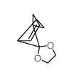 spiro[1,3-dioxolane-2,8'-bicyclo[3.2.1]oct-3-ene]结构式