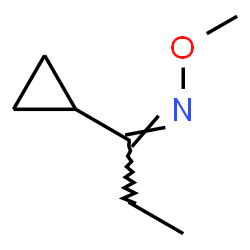 1-Cyclopropyl-1-propanone O-methyl oxime Structure