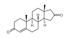 Androst-4-ene-3,16-dione structure