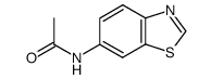 Acetamide, N-6-benzothiazolyl- (9CI) Structure