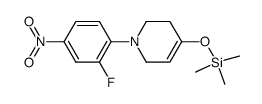 1-(2-fluoro-4-nitrophenyl)-4-[(trimethylsilyl)oxy]-1,2,3,6-tetrahydropyridine Structure