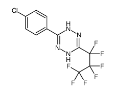 3-(4-chlorophenyl)-6-(1,1,2,2,3,3,3-heptafluoropropyl)-1,4-dihydro-1,2,4,5-tetrazine结构式