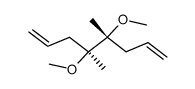 (4R,5S)-4,5-dimethoxyocta-4,5-dimethyl-1,7-diene Structure