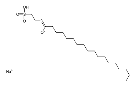 sodium (Z)-2-[(1-oxo-9-octadecenyl)amino]ethanesulphonate structure