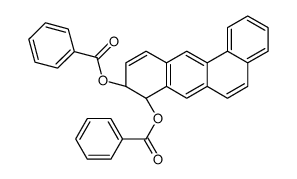 [(8S,9S)-8-benzoyloxy-8,9-dihydrobenzo[a]anthracen-9-yl] benzoate Structure