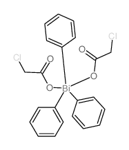 2-chloroacetic acid; triphenylbismuthane结构式