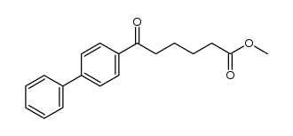 methyl-6-(4'-biphenylyl)-6-keto hexanoate Structure