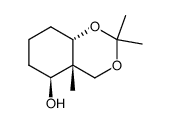 4H-1,3-Benzodioxin-5-ol,hexahydro-2,2,4a-trimethyl-,(4aR,5S,8aS)-(9CI) Structure