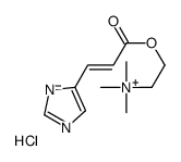 2-[(E)-3-(1H-imidazol-5-yl)prop-2-enoyl]oxyethyl-trimethylazanium,chloride结构式