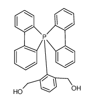 5-(2,6-bis-hydroxymethyl-phenyl)-5H-5λ5-[5,5']spirobi(benzo[b]phosphindole)结构式