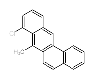 5-CHLORO-10-METHYL-1,2-BENZ-ANTHRACENE结构式