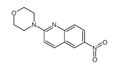 4-(6-nitroquinolin-2-yl)morpholine结构式