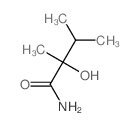 Butanamide,2-hydroxy-2,3-dimethyl-结构式