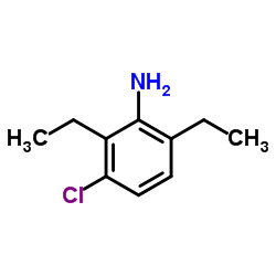 3-氯-2,6-二乙基苯胺结构式