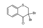 3,3-dibromothiochroman-4-one Structure