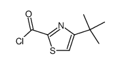 4-(tert-butyl)thiazole-2-carbonyl chloride结构式