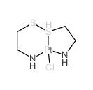 Platinum(1+), chloro(2,2-dithiobis(ethanamine)-N,N,S)-, (SP-4-2)-结构式