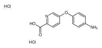 5-(4-aminophenoxy)pyridine-2-carboxylic acid dihydrochloride Structure