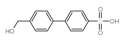 4-(4-Hydroxymethylphenyl)phenylsulfonic acid structure