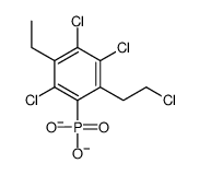 2-Chloroethyl-ethyl-2,4,5-trichlorophenylphosphate structure